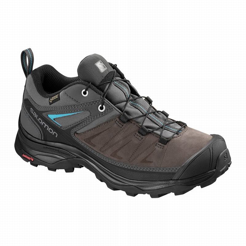 Salomon X ULTRA 3 LTR GTX W Zapatillas Trekking Mujer - Gris - Colombia (75962-HSIO)